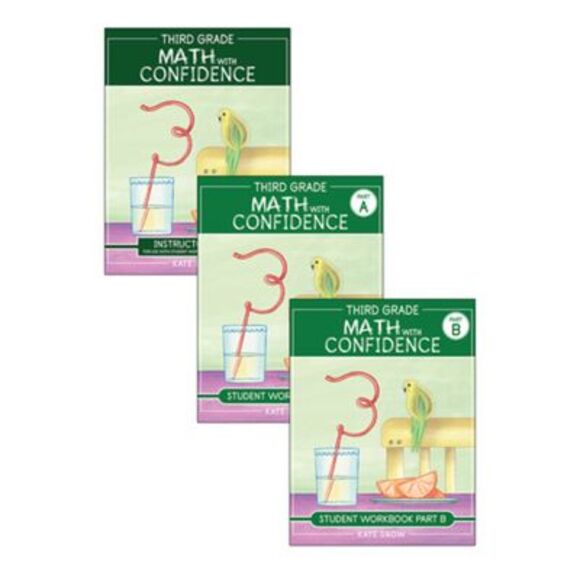 Third Grade Math with Confidence Complete Bundle -- Kate Snow - Picture 1 of 1